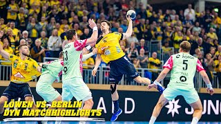 Löwen vs Berlin  DHBPokal Achtelfinale  DYN Matchhighlights [upl. by Moersch274]