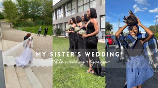 My Sister’s beautiful Kalanga wedding ♥️ Maid of Honour Vlog  Botswana  Motswana YouTuber [upl. by Pomona]