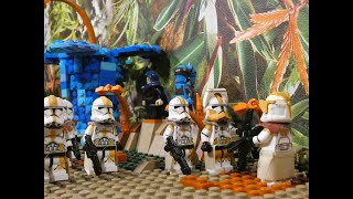 The Battle of Felucia LEGO Star Wars Stop Motion [upl. by Ennasirk97]