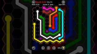 Flow Free Hexes Daily Puzzles 10x10 Level 14 V11 [upl. by Yramliw]