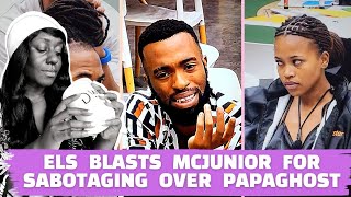 BBMZANSI SEASON 4 ELS BLASTS MCJUNIOR FOR BEING CHILDISH AGAINST PAPAGHOST  GLORY ELIJAH [upl. by Rellek341]