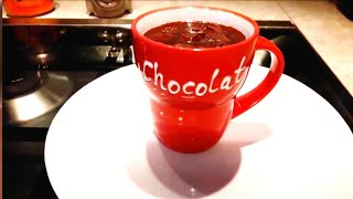 Cioccolato caldo con cioccolato fondente ☕🍫 [upl. by Orodisi]