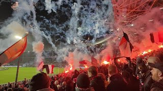 PYRO FEYENOORD  PSV 240124 🇳🇱 KNVB Beker De Kuip Fireworks Bombs Rotterdam Atmosphere Sfeer FEY [upl. by Yenruoj300]