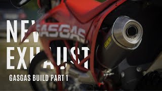 GASGAS 700 Arrow Exhaust Installation and Sound Check  New Bike Build Christmas Special🔻 [upl. by Gilder583]