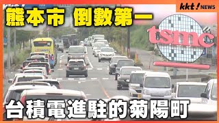 【擁堵城市】熊本縣內部分堵車點減少 但台積電進駐的菊陽町半導體科技園區周邊交通依舊惡化…｜KKT NEWS KKTNEWSTAIWAN [upl. by Merce]