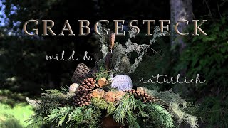 DIY Grabgesteck Inspiration  Wild rustikal amp persönlich [upl. by Clare228]