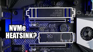 Are NVMe SSD Heatsinks Worth Using M2 Heatsink Comparison [upl. by Jesselyn]