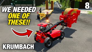 WE NEEDED ONE OF THESE  Krumbach  Farming Simulator 22  Episode 8 [upl. by Karyn]