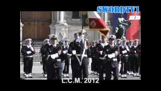 Remise du drapeau du Régiment Blindé des Fusiliers Marins [upl. by Acirrej508]