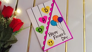 Easy amp beautiful Fathers day greeting card  Fathers day gift Happy fathers day cardGift ideas [upl. by Akinad]