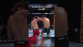 bro got hit by a Tekken move😹 tekken8 tekken ufc ufc308 [upl. by Brest]