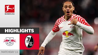 Xavi And Openda Lead RB To The Win  Leipzig  Freiburg 31  Highlights  Matchday 11 – Bundesliga [upl. by Nicolle]