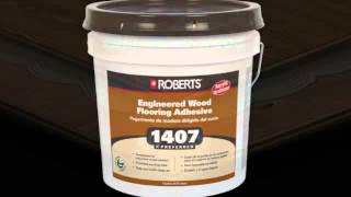 Roberts 1407 Engineered Wood Flooring Adhesive [upl. by Yruoc]