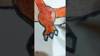 1st day of 40 days charmeleon drawing pokemon [upl. by Udenihc]