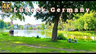 Lübeck Germany 🇩🇪  A Beautiful Sunny ☀️ City Walking Tour 😍  4K Ultra HD 60FPS  LoisvonBerge [upl. by Anomor]