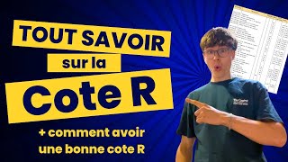 TOUT SAVOIR SUR LA COTE R et comment avoir une bonne cote R [upl. by Estevan529]