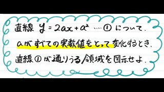 【青チャート解説 数Ⅱ】重要例題122『図形の通過領域』 数学が苦手な学生へ [upl. by Ardni]