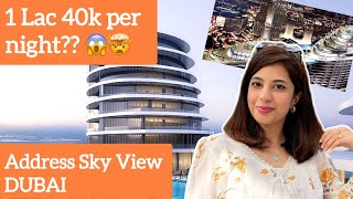 We paid 1 Lac 40K for Address Sky View Hotel In Dubai [upl. by Chuu]