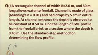 Standard step method for gradually varied flow computations [upl. by Ailito]