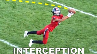 6 INTERCEPTIONS 🏈 HAWKS vs FALCONS 🏈 JV FOOTBALL GAME [upl. by Neelyak239]