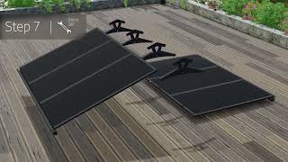 Austin BBQ Gazebo 18x24m Black Gazebo Kit  Assembly Video by Palram Canopia [upl. by Ailekat347]