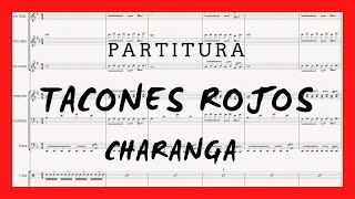 CHARANGA Tacones Rojos  Partituras [upl. by Nyrad]