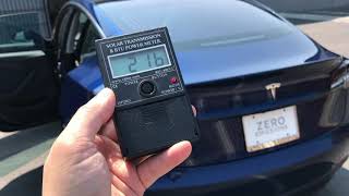 Tesla Model 3  Spectra Photosync BTU meter test Best tint in the World [upl. by Naiditch]