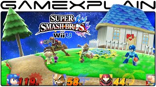 Smash Bros Wii U Mario Galaxy 1080p Direct Feed Gameplay [upl. by Pangaro928]