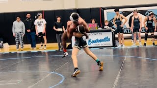 First wrestling match of the season  138lb weight class [upl. by Packston]