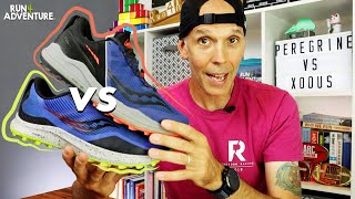 SAUCONY PEREGRINE 12 vs SAUCONY XODUS ULTRA  Best Trail Running Shoes  Run4Adventure [upl. by Canotas]