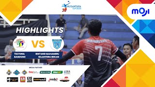 BMS Bekasi VS Tectona Bandung 30  Highlight Nusantara Cup 2024 Putra  Moji [upl. by Sokim591]