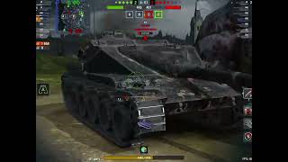 WoT Blitz Progetto CC55 mod54 3400 damage mastery badge 🇦🇿 [upl. by Samal]