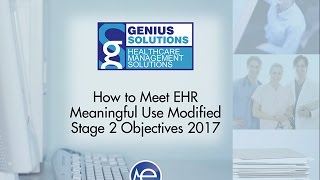 How to Meet Medicaid Meaningful Use Measures for 2017 in ehrTHOMAS [upl. by Tonl]