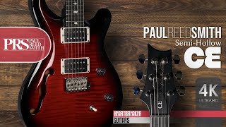 PRS CE SemiHollow  Scarlet Smokeburst Patten Thin [upl. by Kono705]