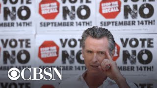 Californians head to the polls in recall election of Governor Gavin Newsom [upl. by Eerat]