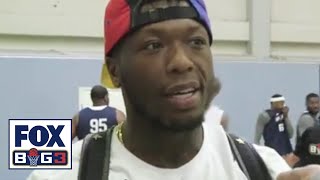 Nate Robinson reveals his dream BIG3 team  BIG3 [upl. by Neltiac]