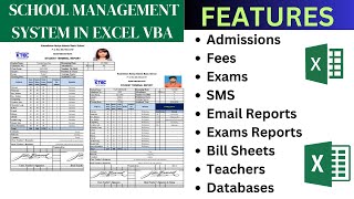 How to Develop School Management System in MS Excel VBA [upl. by Stafford]