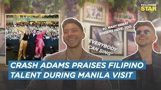 Crash Adams amazed by Pinoy talent [upl. by Udella483]