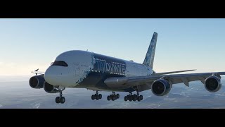 FBW A380  Full landing in Varna Bulgaria [upl. by Nelad788]