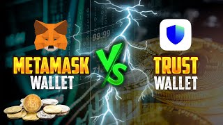 Metamask vs Trust Wallet Complete Guide  Which is better and safest wallet [upl. by Acimahs]