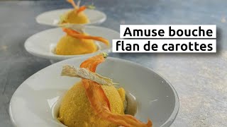 Amuse bouche flan de carottes [upl. by Asila259]