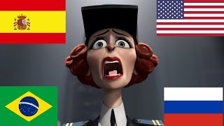 Madagascar 3  Chantel DuBois Song Theme Oneline Multilanguage  4 Languages [upl. by Verlee]