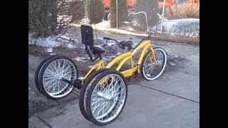 Five Wheel Tandem Bicycle Built For Two [upl. by Gadmon]