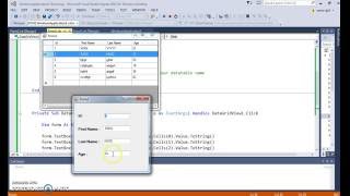 VBNET  DataGridView Show Selected Row Data In Another Form Using Visual Basic Net   code [upl. by Nojed]