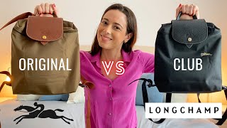 Longchamp Le Pliage Backpack Original VS Club  Wear and Tear  Pros and Cons  Foldable and Compact [upl. by Uchish]