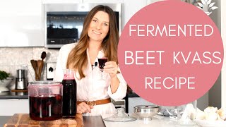 Easy and delicious fermented beet juice  kvass   step by step MASTERCLASS [upl. by Graham]