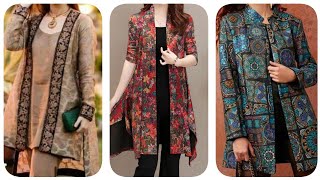 Trendy Gown Style Open Shirt LongShort Shirt CoatDouble Shirt Designs STYLE OF LIFE [upl. by Amathiste]