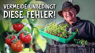 Tomaten richtig aussäen pikieren amp pflegen 🍅  Tipps amp Tricks für eine erfolgreiche Anzucht [upl. by Aldwin680]