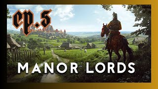 🔨⛏ ⭐Manor Lords EP5 gameplay Español [upl. by Zima]