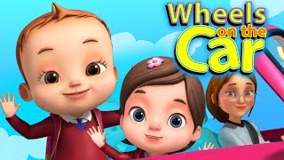 Wheels On The Car Go Round And Round  Baby Ronnie Rhymes  3D Rhymes  Kids Songs [upl. by Haukom]